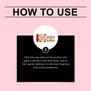 Instrucciones detalladas sobre cómo usar el gel de purpurina navideño para cara y cuerpo.