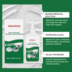 Detailed ingredient breakdown for JAKEHOE bathroom multipurpose cleaner solution