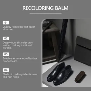 Vantaggi del balsamo ricolorante per pelle per mobili e scarpe con calzature lucide