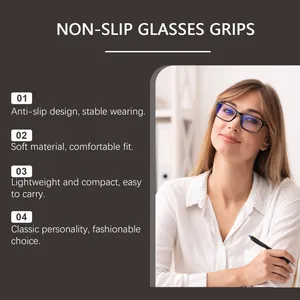 Non-slip glasses grips for stable wearing and comfortable fit for all frames