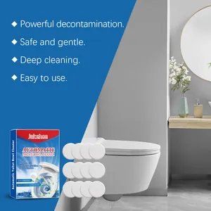 Jakehoe automatische toiletpotreiniger tabletten voor diepe reiniging en fris resultaat.