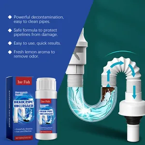 Jue Fish drain pipe unclogger mechanism dissolving sludge in pipes for clean drains
