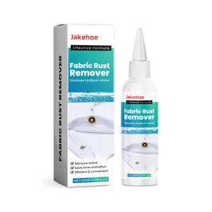 Jakehoe 100ml fabric rust remover for clothing, effective stain removal and deep cleaning solution