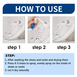 Guide détaillé étape par étape pour utiliser le spray désodorisant pour chaussures South Moon.