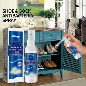 South Moon Spray Désodorisant pour Chaussures et Chaussettes Antibactérien Éliminateur d'Odeurs Longue Durée pour Armoires à Chaussures