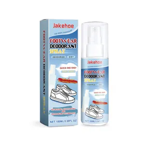 Jakehoe 100ml footwear deodorant spray for shoes and socks odor removal