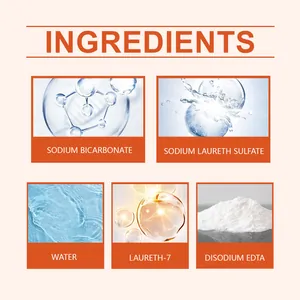 List of active ingredients for household adhesive remover including sodium bicarbonate
