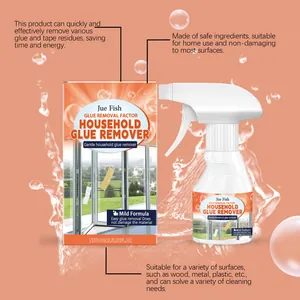 Jue Fish household glue remover spray for cleaning adhesive residues on multiple surfaces