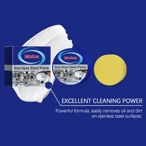 Jakehoe stainless steel cleaning paste effectively removes tough oil stains and dirt