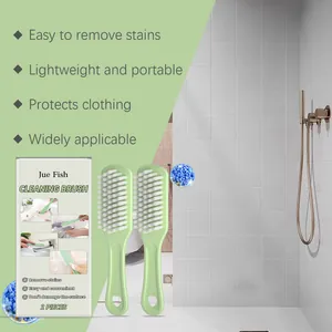 Jue Fish multipurpose cleaning brush set with soft bristles for efficient household stain removal