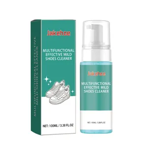 JAKEHOE 100ml multifunctionele schoenreiniger met effectieve milde schuimformule
