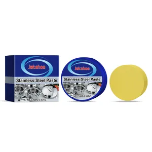 Jakehoe 100g stainless steel cleaning paste with sponge for cookware and rust removal