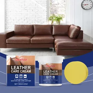 Jakehoe leather care cream set for sofa cleaning and waterproof maintenance