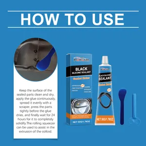 Guida all'uso del sigillante siliconico nero Homonth Gasket Maker con strumenti