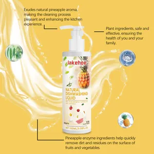Natürlicher Jakehoe Ananas-Enzym-Reiniger für Obst und Gemüse, 100 ml Flasche