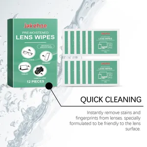 Lingettes Jakehoe pré-humidifiées pour lunettes et écrans en sachets individuels