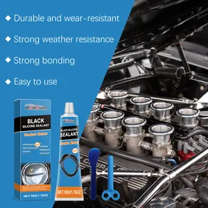 Homonth schwarze Silikon-Dichtungsmittel für Automotoren, wasserfeste Reparatur