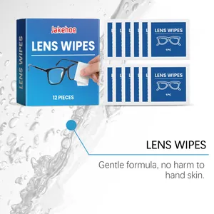 Lingettes Jakehoe portables pour lunettes et écrans avec une formule très douce.