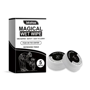 Lingettes humides magiques Jakehoe à pression pour un nettoyage polyvalent kit 5pcs
