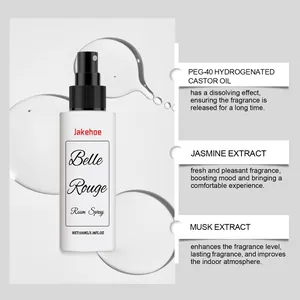 Jakehoe Jasmine Room Spray ingredient details featuring musk and jasmine extracts