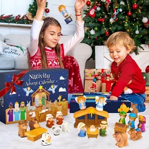 Παιδικό ημερολόγιο Advent 2026 με φιγούρες Φάτνης για 25 ημέρες εορταστικής χαράς