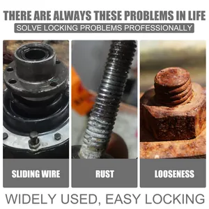 Close-up showing hardware issues like rusty bolts and loose threads for sealant use