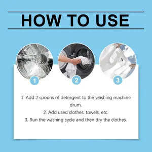 Step-by-step instructions for using laundry detergent powder in a washing machine