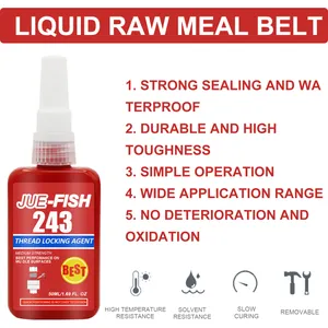 High performance Jue-Fish 243 thread locking agent and anaerobic sealant for metal pipes