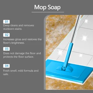 Effective deep cleaning floor cleaner liquid mop soap for removing stubborn stains