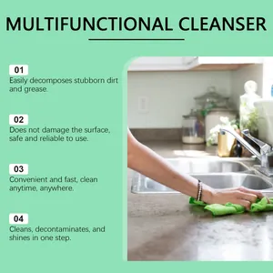 Nettoyant multifonction puissant élimine efficacement la graisse et la saleté de cuisine.
