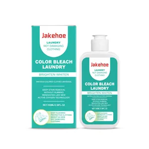 Jakehoe color bleach laundry detergent 100ml with active oxygen for brightening and stain removal