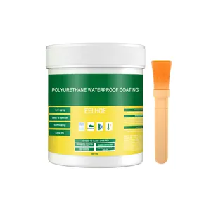EELHOE 100g transparent polyurethane waterproof coating with orange brush set.