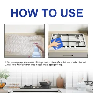 Guide en deux étapes pour utiliser le nettoyant mousse sur les plaques de cuisson