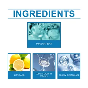 Ingredienti principali delle pastiglie per lavatrice con acido citrico e bicarbonato