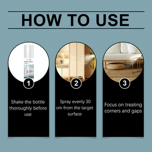 Stapsgewijze instructies voor het gebruik van Jue Fish vlooienwerende spray in huis
