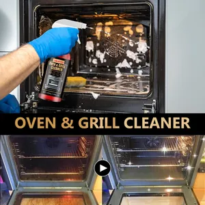 Heavy-duty oven and grill cleaner spray for grease and stain removal