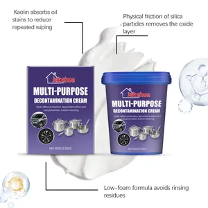 Detail of Jakehoe multi-purpose decontamination cream texture and cleaning features
