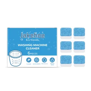 Pastiglie pulizia lavatrice Jakehoe per decalcificazione e deodorizzazione, set da 6 pezzi