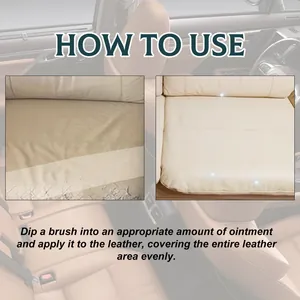 Tutorial sull'applicazione di unguento per la cura della pelle per sedili automobilistici