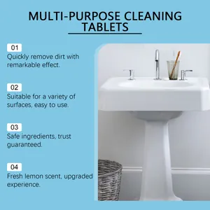 Effective Jakehoe multi-purpose cleaning tablets for bathroom sinks and home surfaces