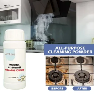 Nettoyage efficace d'une cuisinière avant et après avec la poudre de nettoyage