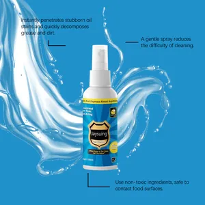 Jaysuing 100ml spray sgrassatore da cucina con effetto dinamico di spruzzi d'acqua