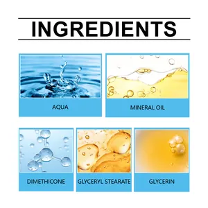 Ingredientes para el agente de chapado de cristal de piedra, agua y aceite.