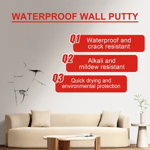 Dettaglio dei vantaggi dello stucco murale impermeabile per la riparazione di crepe interne
