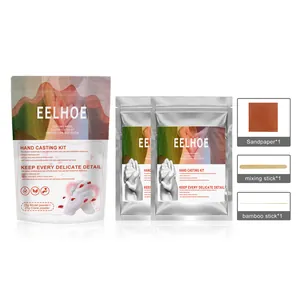 EELHOE hand casting kit for couples with plaster powder and essential molding tools