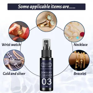 Efficace spray pulizia gioielli per anelli, collane, orologi e articoli in oro o argento