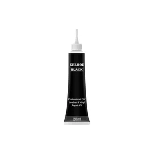 20ml EELHOE black leather and vinyl repair cream in squeeze tube for DIY restoration
