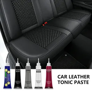 Detailed view of EELHOE car leather tonic paste tubes in five colors for repair