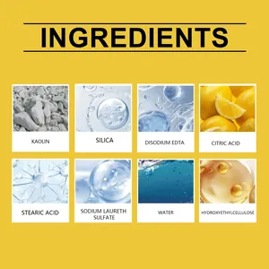 Detailed ingredients list of Jaysuing kitchen cleaner including Kaolin and Citric Acid