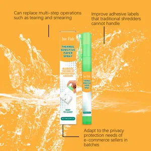 Spray 10ml pour papier thermique, protection de la vie privée et données colis